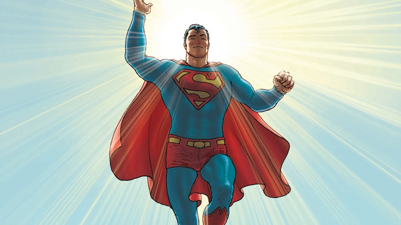 A promo image for All-Star Superman.